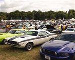 Classic American Stars and Stripes Car Show