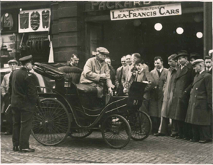 Maurice 4th and last Baron Egerton of Tatton at Manchester auto cavalcade 1946 celebrating the end of WW2