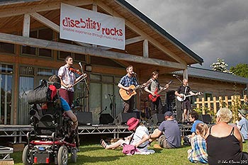 Band at Disability Rocks