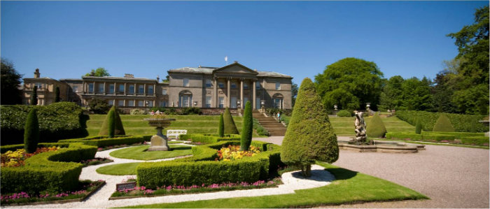 Tatton Park Italian gardens and mansion