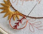 Hand Embroidery Workshop: Autumn Wreath Stitching