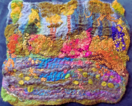 Wet Felting Workshop: The Rhododendrons of Tatton in Spring