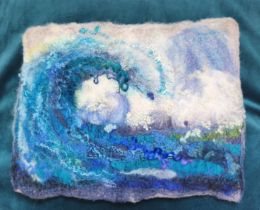 Wet Felting Workshop: Wet Felted Waves