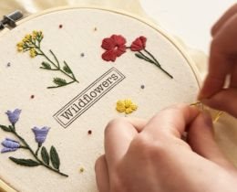 Hand Embroidery Workshop: Wildflower Design
