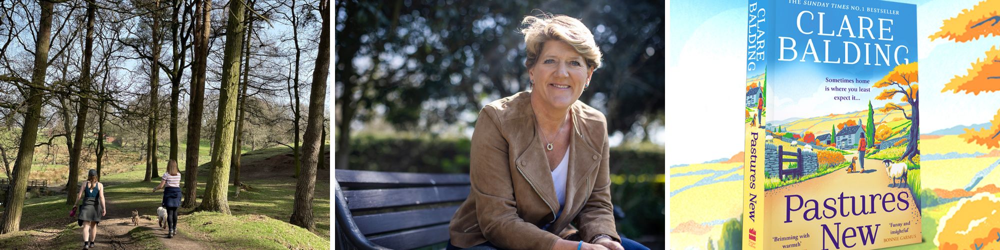 Clare Balding collage