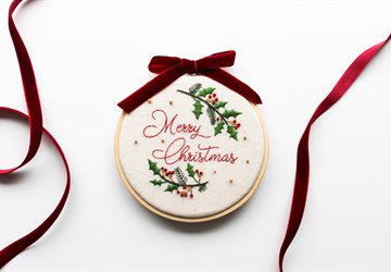 Hand Embroidery Bauble Image