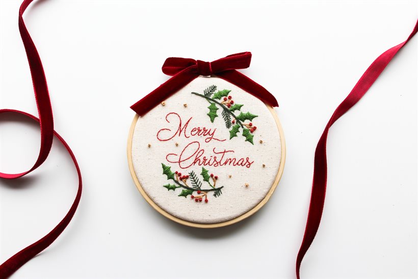 Hand Embroidery Bauble Image