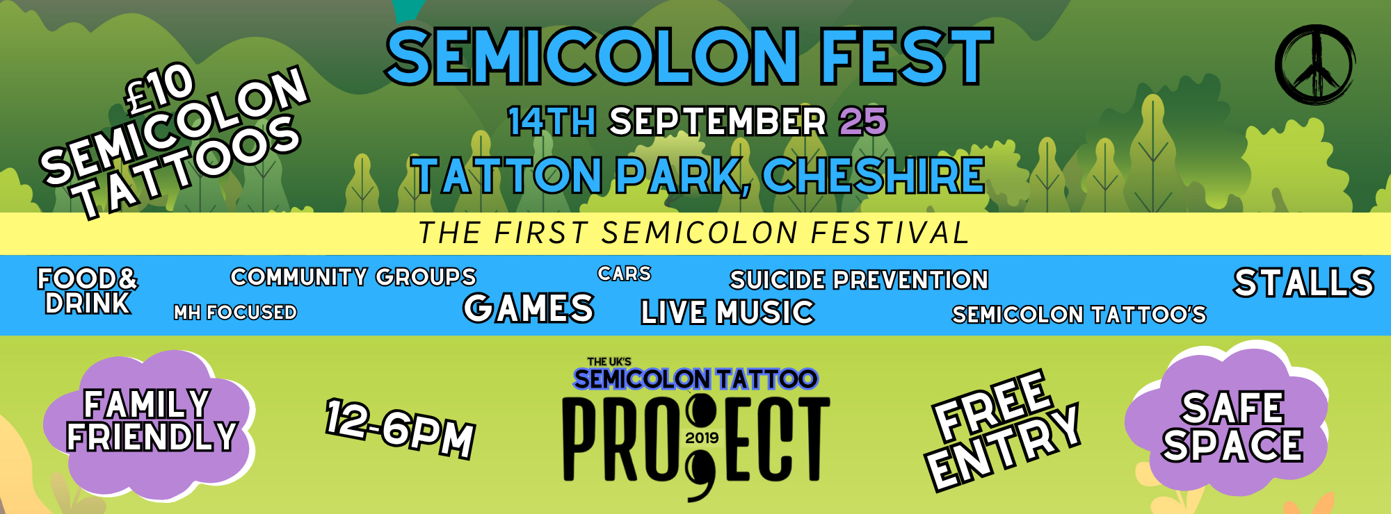 Semi Colon Fest Banner