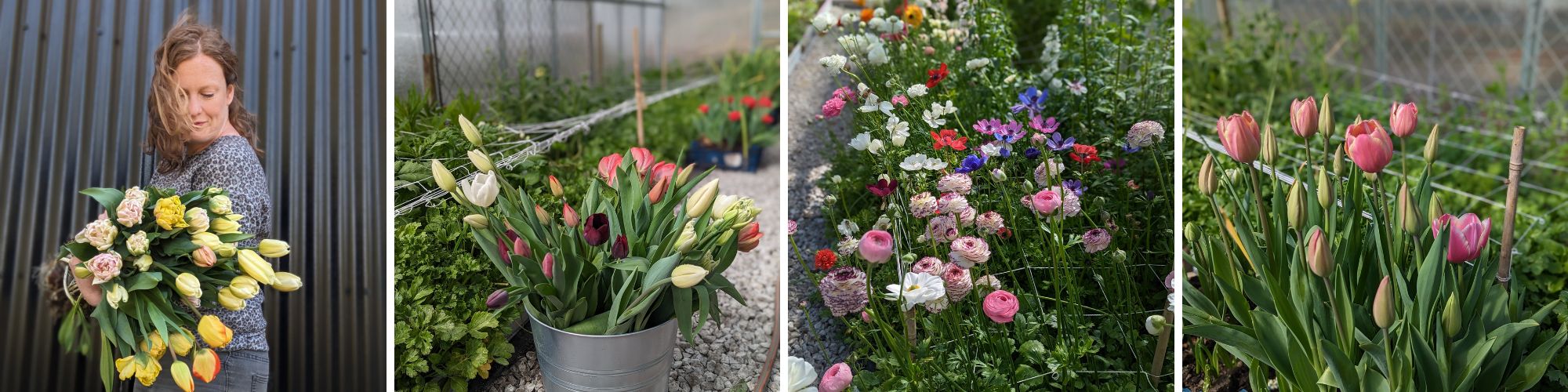 Spring Floral Collage