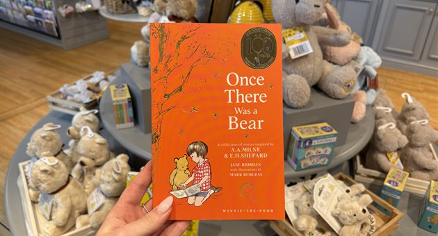 Winnie-the-Pooh in the gift shop